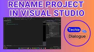 How to Rename Project in Visual Studio Profile