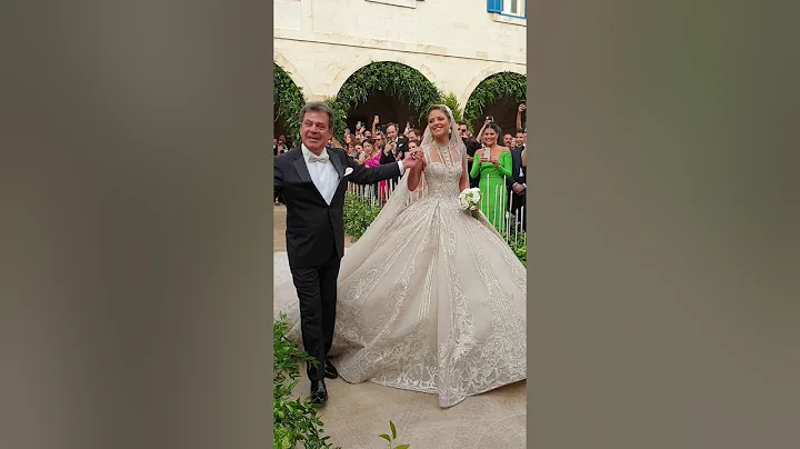 Everything You Need To See From Elie Saab Junior and Christina Wedding Ceremony !