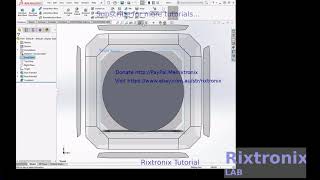 Tutorial creating m6 knob 50mm solidworks