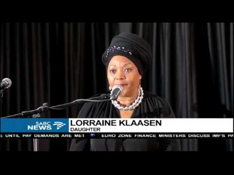 Jazz legend Thandi Klaasen laid to rest at a moving ceremony