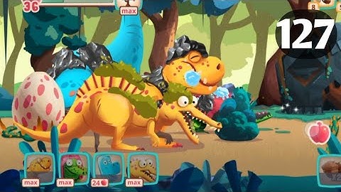 Dino Bash level 127 Android walk-through Gameplay...!