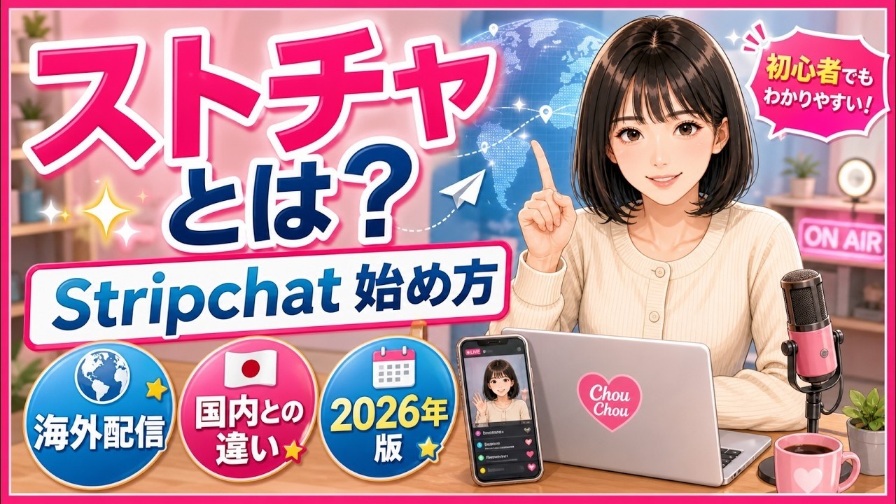 完全解説ストチャ（ストリップチャット）って何？始め方と国内チャトレとの違い