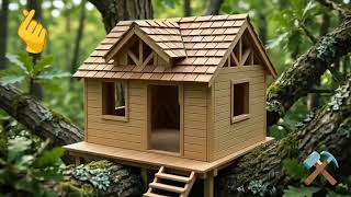 Treehouse  From Foundation to Finished Motion Timelapse