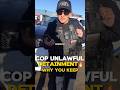 Cop Broke Law Then Admitted Fault🔥