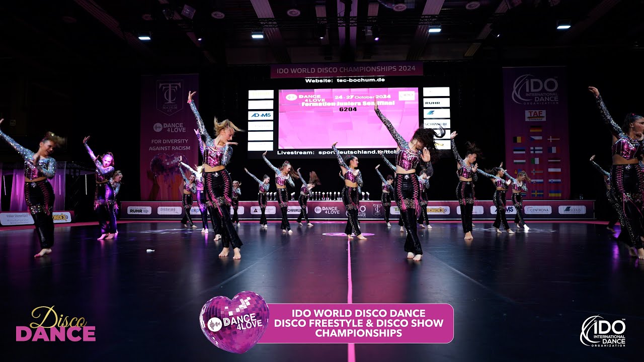 TEENAGE TEAM | GERMANY | IDO Disco Dance World Championship 2024 | Semifinals | Junior Formations