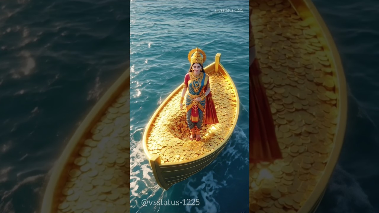 When Goddess Lakshmi touched the name of Ram,gold came out.