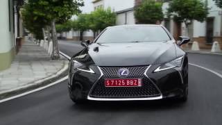 Lexus LC 500h - Driving Video in Black Trailer | AutoMotoTV