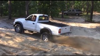2wd TOYOTA STRUGGLING IN SAND
