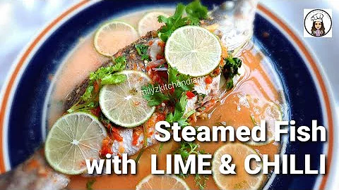 THAI STEAMED FISH WITH LIME & CHILLI 🌶  | EP 09 |  #senangjer  | MKD  *coriander