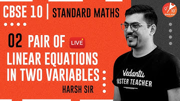 Pair of Linear Equations in Two Variables L-2 | Substitution and Elimination Method | CBSE 10 Maths