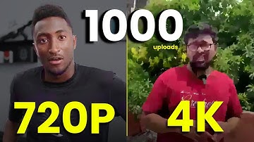 This is what happened when you #REupload a #4K video #1000 times in YouTube