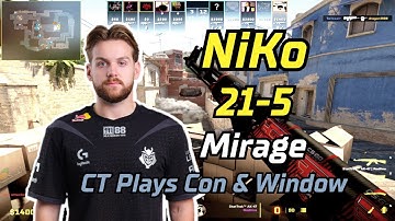CS2 POV | NiKo (21-5) (Mirage) | FACEIT Ranked | March 3, 2024 #cs2 #demo #g2 #pov