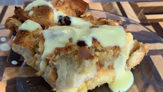 Bread Pudding With Vanilla Sauce