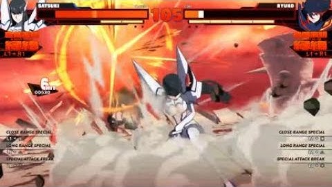 KILL la KILL IF DEMO Satsuki Frame Trap Combo