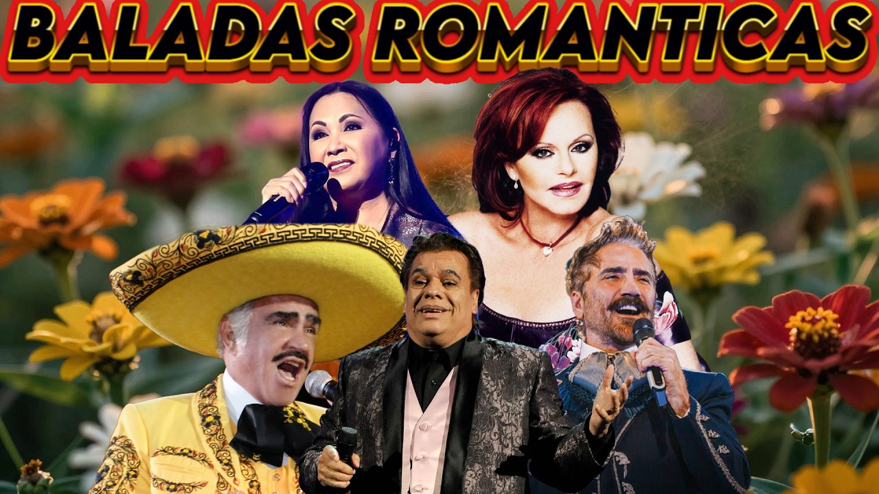 Juan Gabriel, Rocío Dúrcal & Ana Gabriell 🌹 Mix de Baladas Románticas y ...