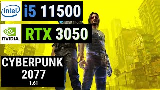 Core i5 11500 + RTX 3050 = CYBERPUNK 2077