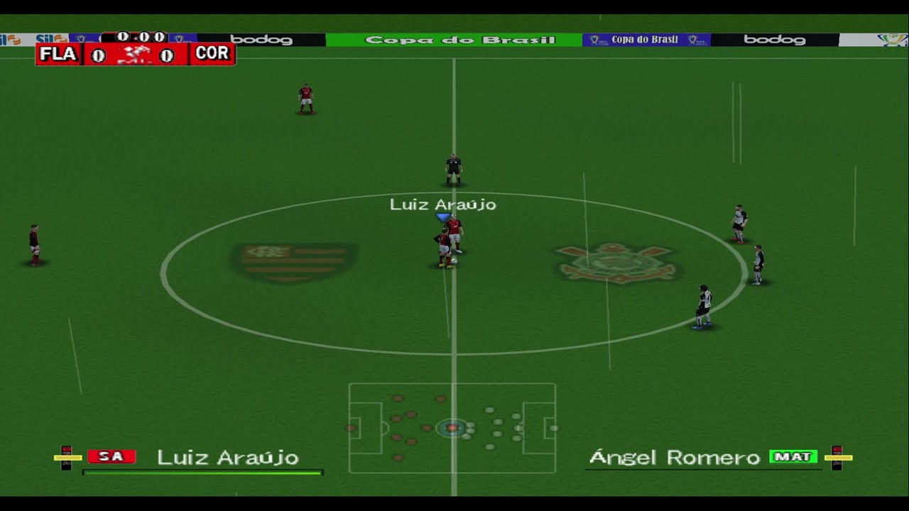 Кубок Бразилии - Фламенго против Коринтианса - Четвертьфинал - Игровой процесс!