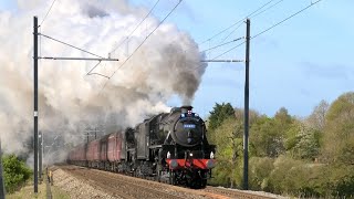 The Great Britain XVI  44871 and 45407 blast up the 1 in 37 Lickey Incline! 14/4/24