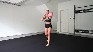 Kettlebell Single Arm Ipsilateral Front Rack Reverse Lunge (with coaching cues)