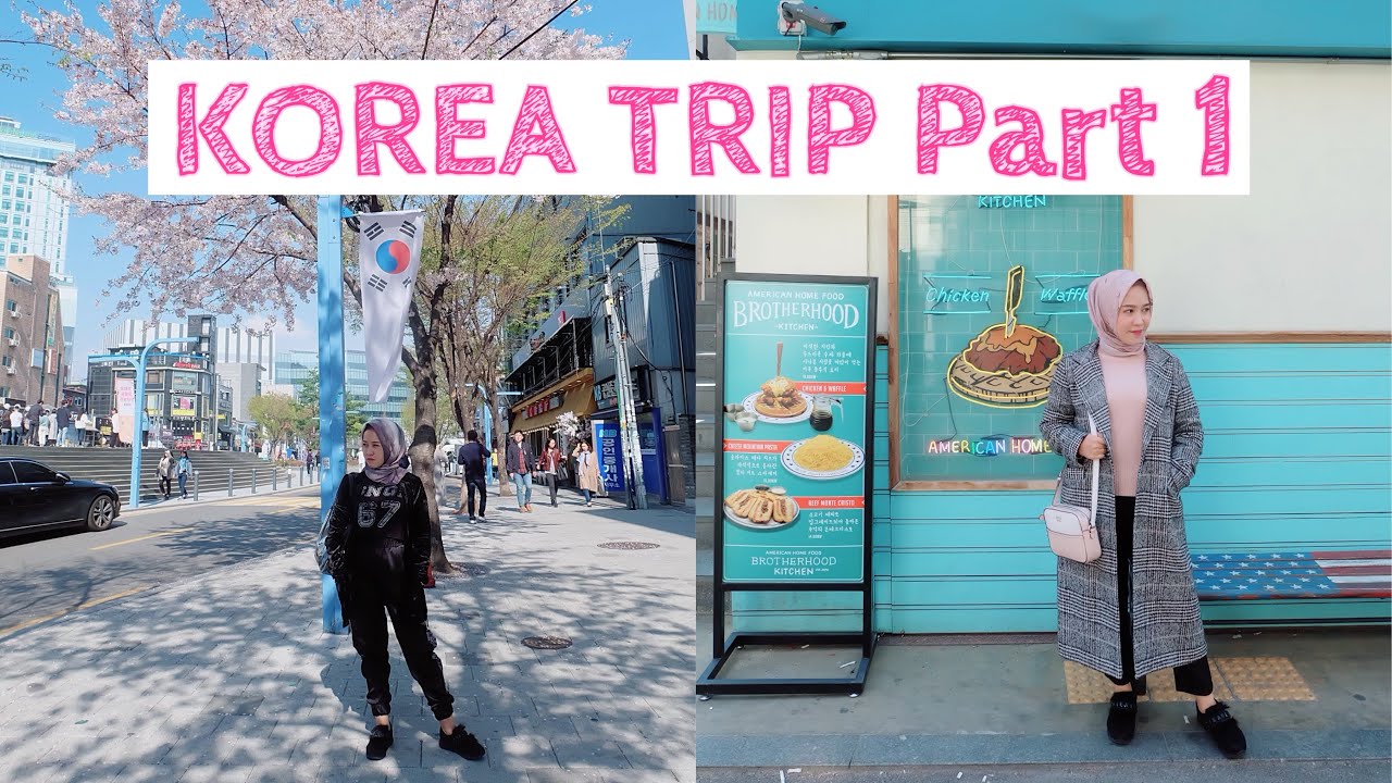 KOREA TRIP + Halal Restaurant Part 1 - YouTube