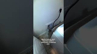 New construction has its perks… and its downfalls. #AimHomeInspectionstx #homeinspection #newbuild
