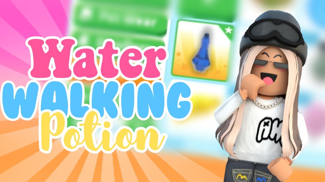 I got a WATER WALKING POTION in Adopt Me?! shorts YouTube