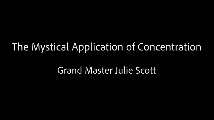 The Mystical Application of Concentration - Grand ...