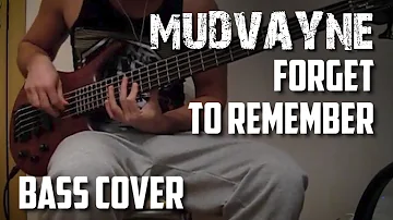 Mudvayne - Forget To Remember (bass cover)
