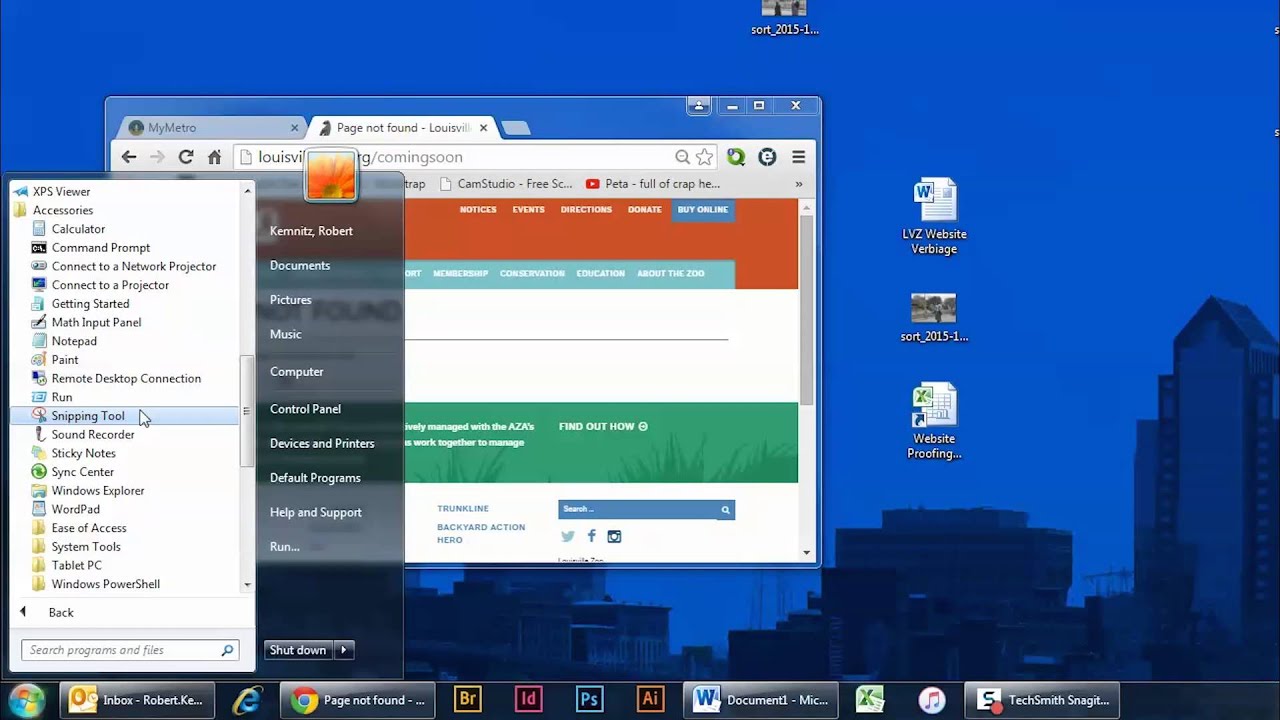 Zoo Computer Tip 1: Snipping Tool - YouTube