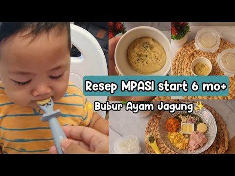 Resep Mpasi Bubur Ayam Jagung