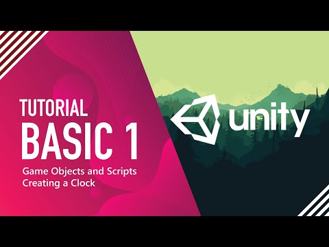 Unity Basic 1 - Game Objects and Scripts, Creating a Clock (Agus Juhana - 23219011)