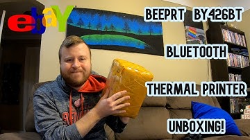 BEEPRT BY426BT BLUETOOTH THERMAL SHIPPING LABEL PRINTER UNBOXING!