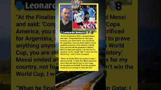 Celebrity Messi’s Reply to Bonucci: ‘I Do This for My Country, Not for Myself’ #football #messi #finalissima Net Worth