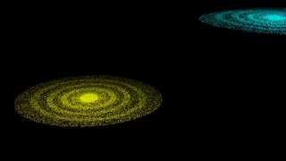 Galaxies Collide 100,000 stars