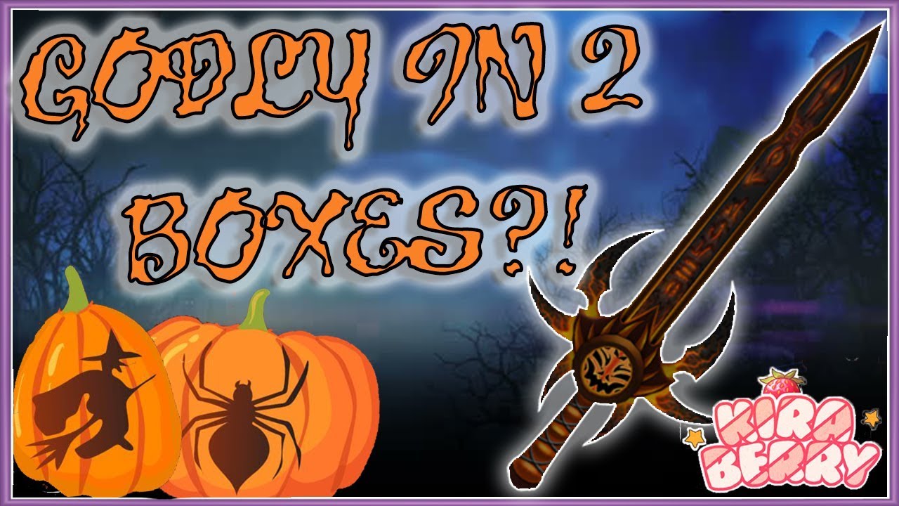 UNBOXING THE PUMPKING GODLY KNIFE IN ONLY 2 BOXES - MM2 - YouTube.