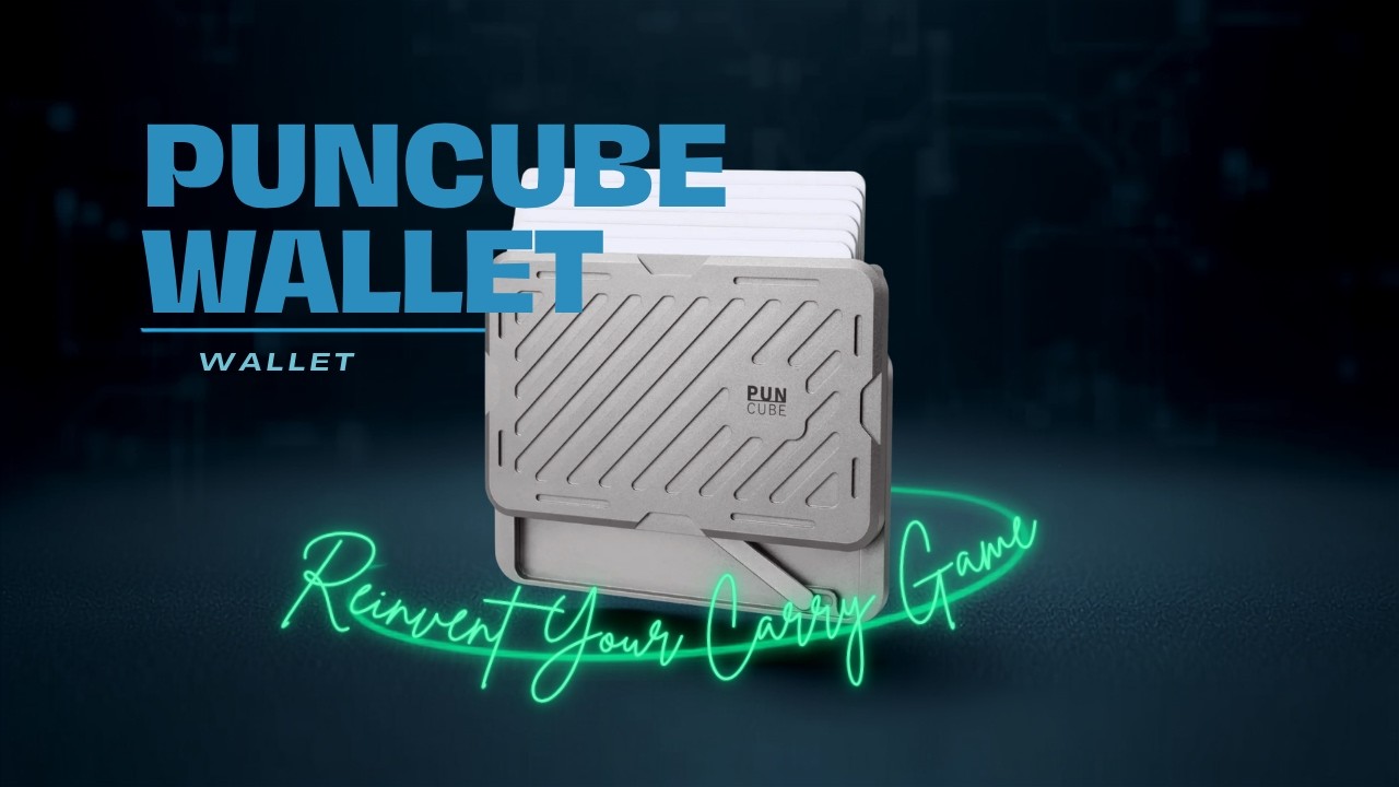 This MECHANICAL Wallet Is Seriously Addictive! PunCube Mech Wallet