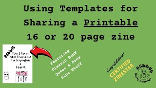 Reviving Zine Culture: How to Make a *Printable* Zine