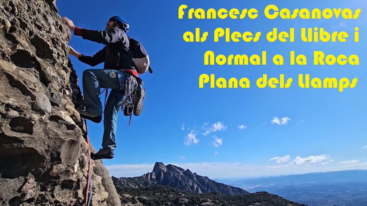 Via Francesc Casanovas  + Normal a la Roca Plana dels Llamps (08.02.2026)