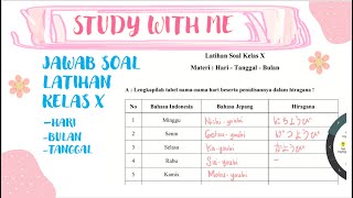Soal latihan Bahasa Jepang kelas X_part 1