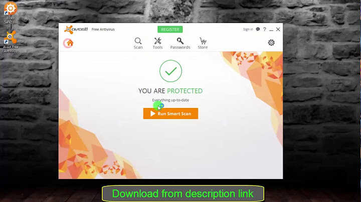 Hướng dẫn đăng ký avast free antivirus 12.3.2280