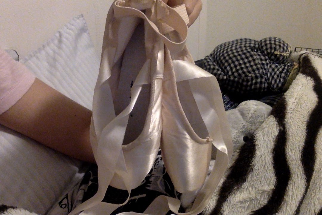 Me Breaking in and preparing my Grishko Pointe shoes YouTube