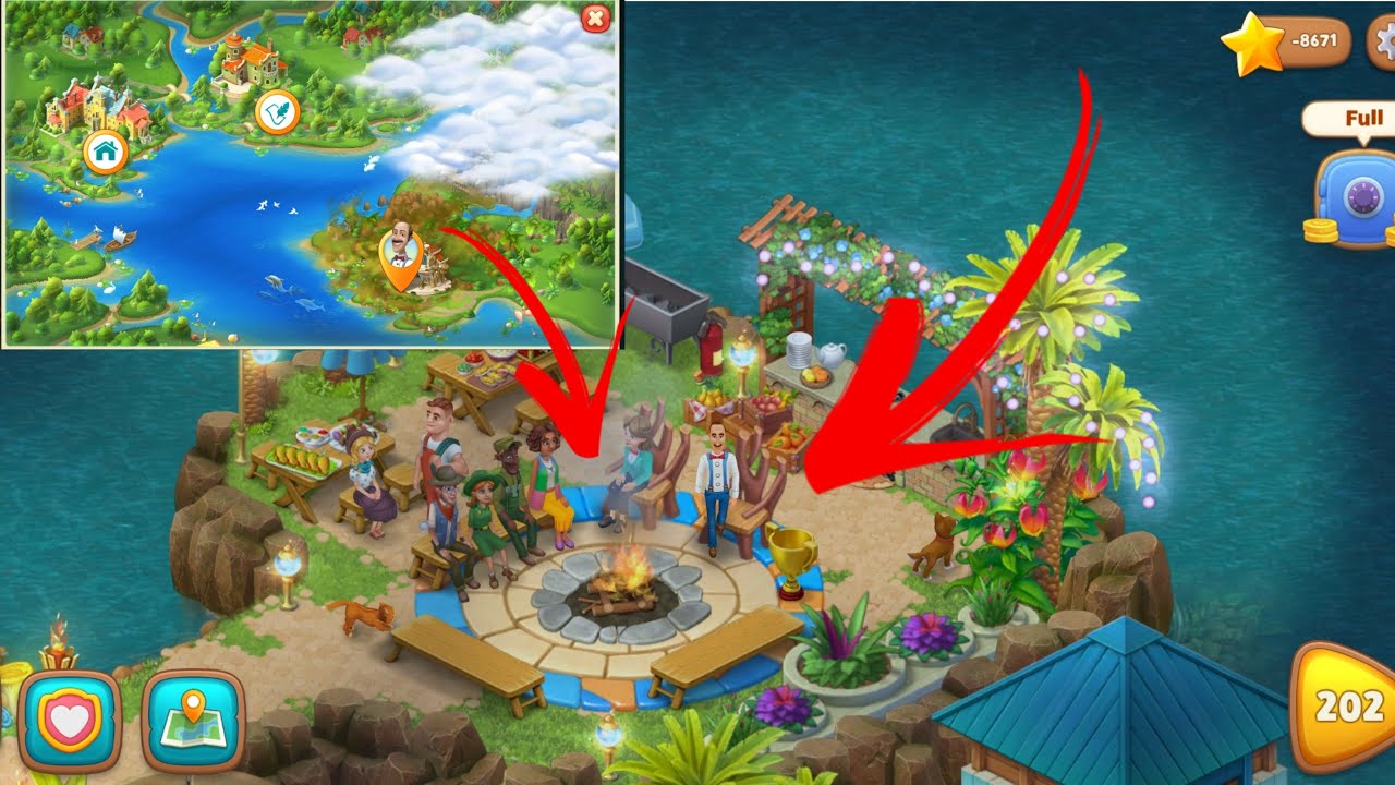 Gardenscapes full map unlocked Gardenscapes full tour YouTube