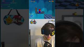 Thats not the right door 😂😂 #mario #speedrun #blindfolded