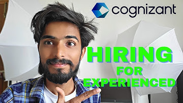 Cognizant Hiring For Experienced | Cognizant Update | Shubhneet Tiwari
