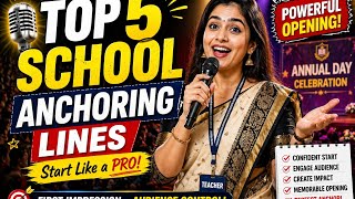 Confident School Stage Opening Lines