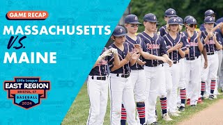 Game Highlights: Massachusetts vs. Maine | Little League Baseball New England Region Tournament