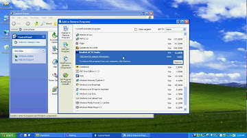 Windows XP Tips - How to Remove Programs