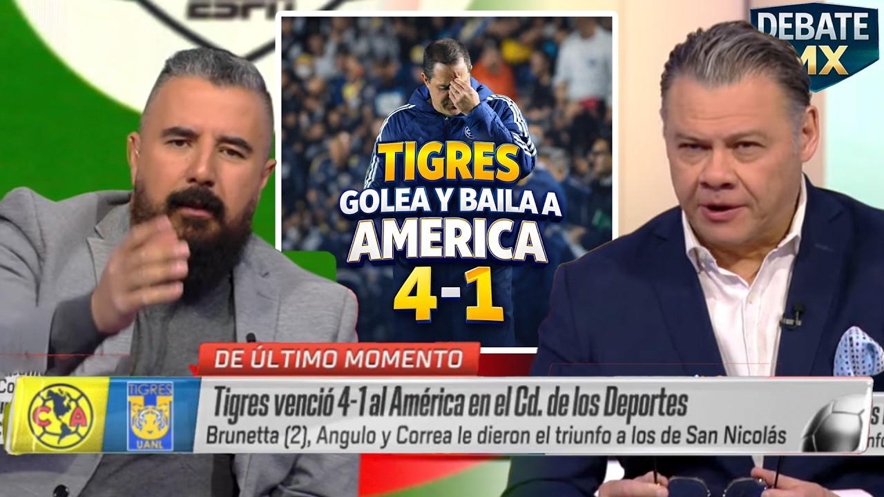 ¡TIGRES GOLEA Y LE DA UN BAILE A AMÉRICA! La Prensa Americanista LLORA y Pide a Jardine FUERA