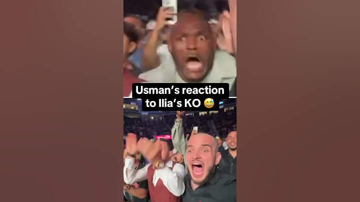 Kamaru Usman was in shock 😳 (via @merab.dvalishvili/IG)