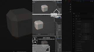 Switching from Edge Bevel to Vertex Bevel #blenderindonesia #blender3d #blendertutorial #blender